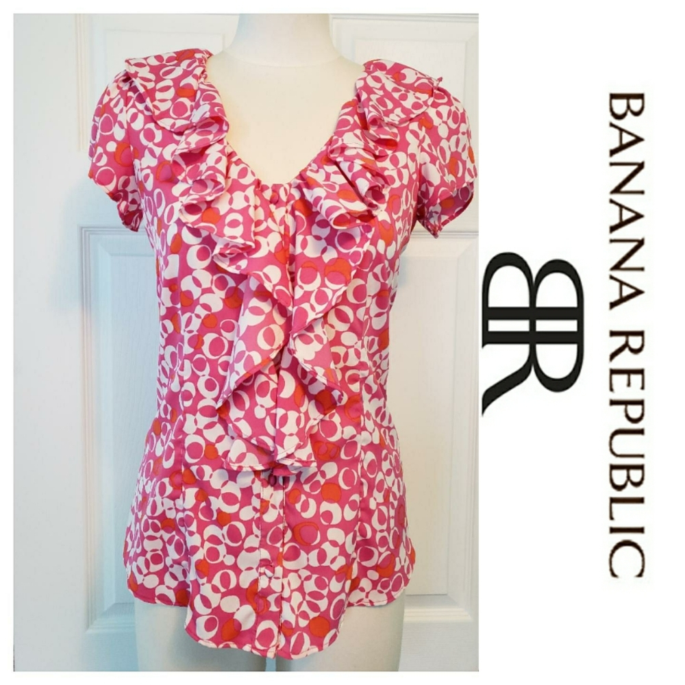 Banana Republic Ruffle Blouse